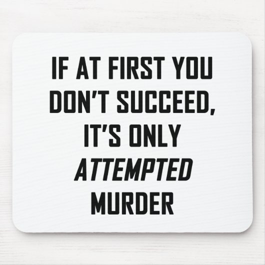 殺人未遂 マウスパッド (正面)