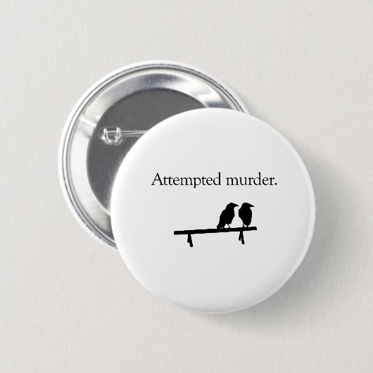 殺人未遂 缶バッジ (正面&裏面)