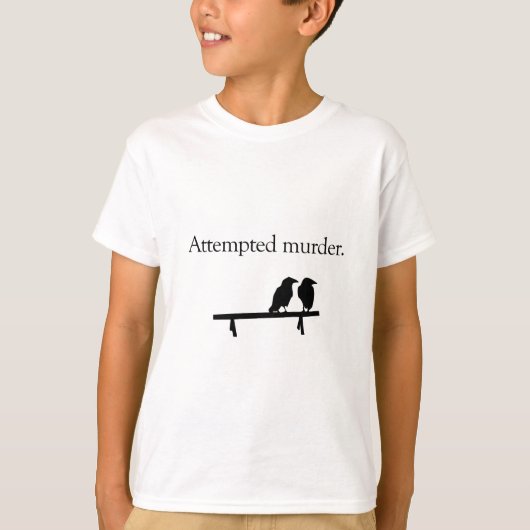 殺人未遂 Tシャツ (正面)