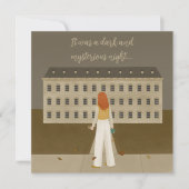 殺人神秘をテーマにしたパーティー 招待状 (正面)