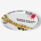 殺人謎の誕生日ディナーパーティー犯現場 ペーパープレート (アングル)