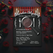 殺人謎ディナーシアターパーティの招待状 招待状