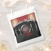 殺人謎ディナーシアターパーティー フェイバーバッグ (クリップ留めされた状態)