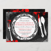 殺人謎ディナーパーティー招待状 招待状 (正面/裏面)