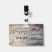 殺人謎パーティー名 バッジ (Front with Clip)