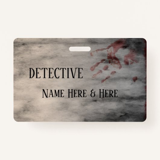 殺人謎パーティー名 バッジ (正面)