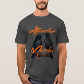 殺人黒スズメ Tシャツ (正面)