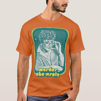 殺人1980年代書のレトロTVデザイン Tシャツ