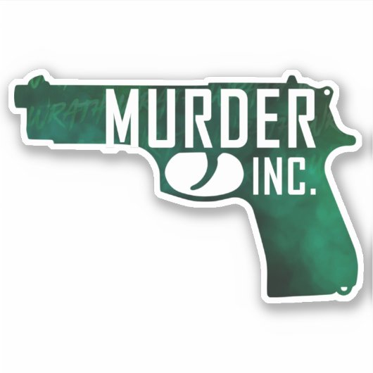 「殺人」 シール (正面)