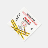 殺人 ミステリー 犯罪 現場 ハロウィン 誕生日 スタンダードカクテルナプキン (角)