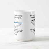 殺処方面白いマグカップ コーヒーマグカップ (中央)