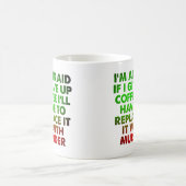 殺害のおもしろマグカップのためのコーヒー コーヒーマグカップ (中央)