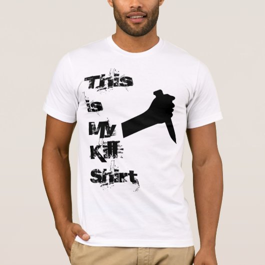 殺害のワイシャツ Tシャツ (正面)