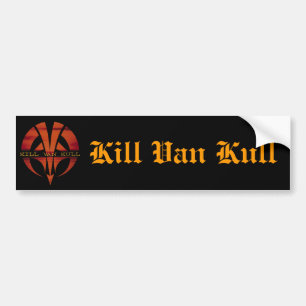 殺害のヴァンKullのバンパーステッカー バンパーステッカー