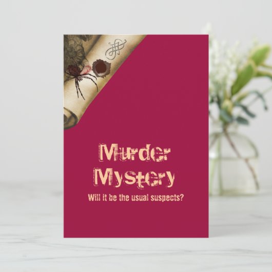 殺害の調査それを借金の催促をする 招待状 (スタンド正面)