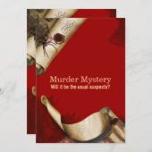 殺害の調査それを借金の催促をする 招待状 (正面/裏面)