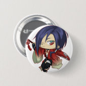 殺害のKoujaku劇的なPin 缶バッジ (正面&裏面)