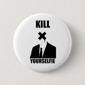 殺害のYourselfieボタン 缶バッジ (正面)
