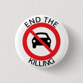 殺害ボタンを終えて下さい 缶バッジ (正面)