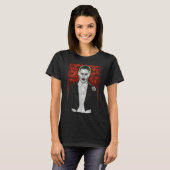 殺害服を着た自殺隊のジョーカー Tシャツ (正面フル)