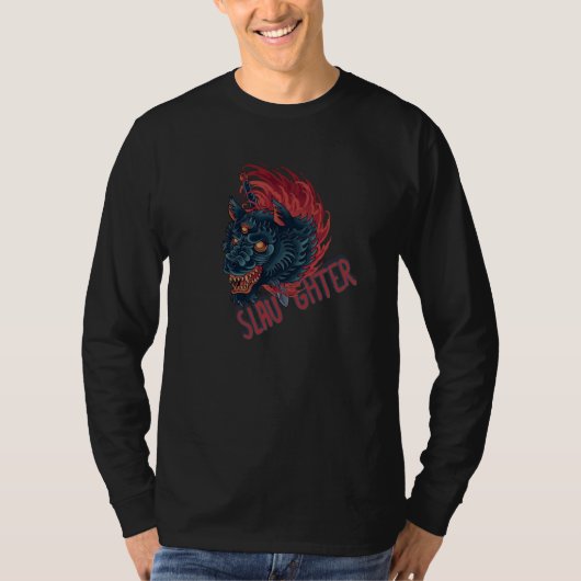 殺戮の狼 Tシャツ (正面)