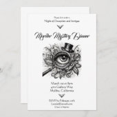 殺華美人謎 招待状 (正面/裏面)