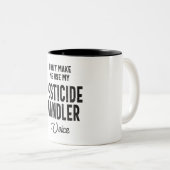 殺虫剤ハンドラジョブの占領 ツートーンマグカップ (正面右)