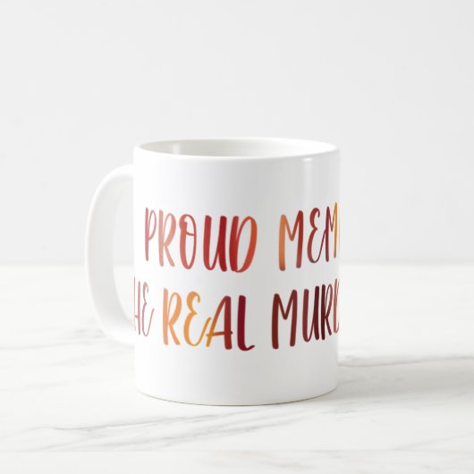 殺誇りを持った人部実在員 コーヒーマグカップ (正面左)