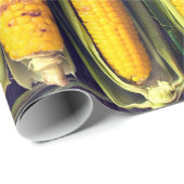 殻の焼かれ、焼かれたとうもろこし ラッピングペーパー (ロールコーナー)