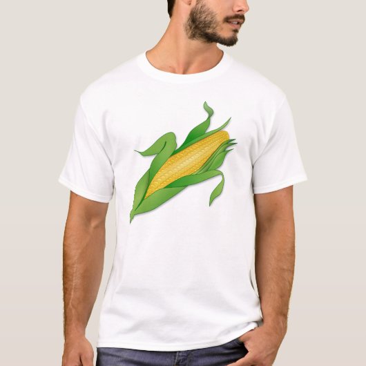 殻を持つトウモロコシ Tシャツ (正面)