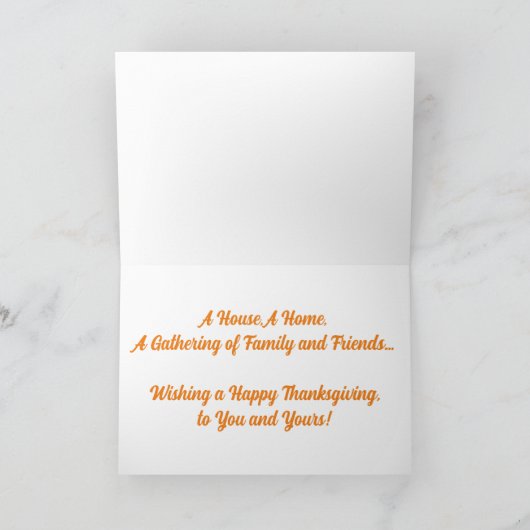 「殻付きトウモロコシ」感謝祭カード カード (内部)