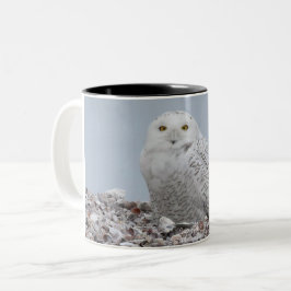殻付き雪フクロウコ ーヒーマグ ツートーンマグカップ