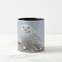 殻付き雪フクロウコ ーヒーマグ マグカップ