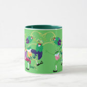 殿が十人飛び跳ねる マグカップ (中央)