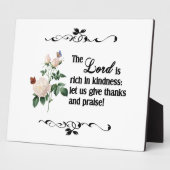 殿には親切心の高い額がカスタムある フォトプラーク (側面)