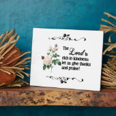 殿には親切心の高い額がカスタムある フォトプラーク (側面)