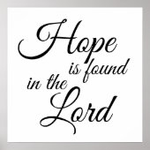 殿様のポスターに希望が見られる ポスター (正面)