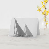 毅然とした カード (黄色い花)