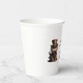 毅然として全力を尽す 紙コップ (右)