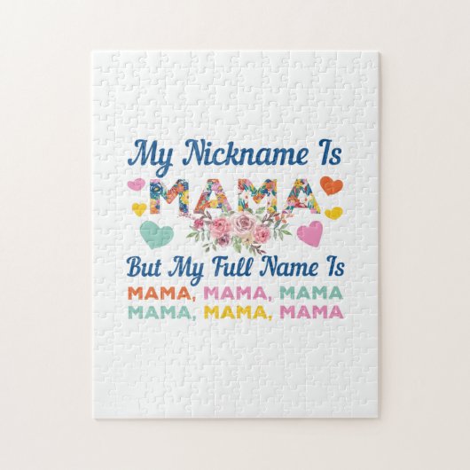 母あだ名はママ誕生日 ジグソーパズル (縦)