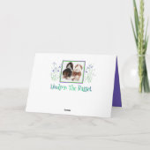 母いけなの日のカーおもしろいドにバスセットハウンド カード (裏面)