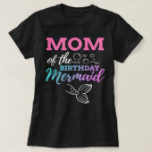 母おばあちゃん母の誕生日人魚の母 Tシャツ (デザイン正面)