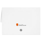 母おもしろいが赤ちゃんシャワーカードに (裏面横)