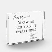 母おもしろいことわざお前は正しかった フォトブロック (左)