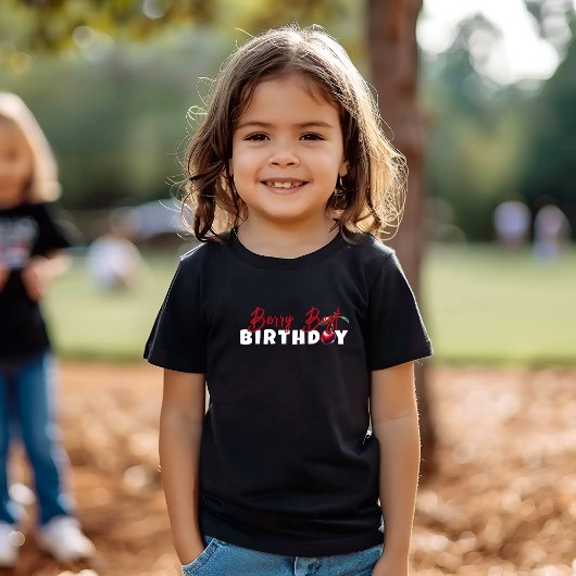 母おもしろいさくらんぼビービーフスローガン誕生日 Tシャツ