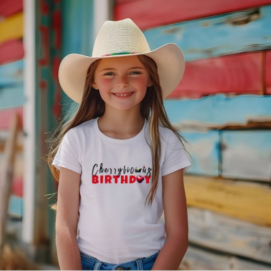 母おもしろいさくらんぼビービーフスローガン誕生日 Tシャツ
