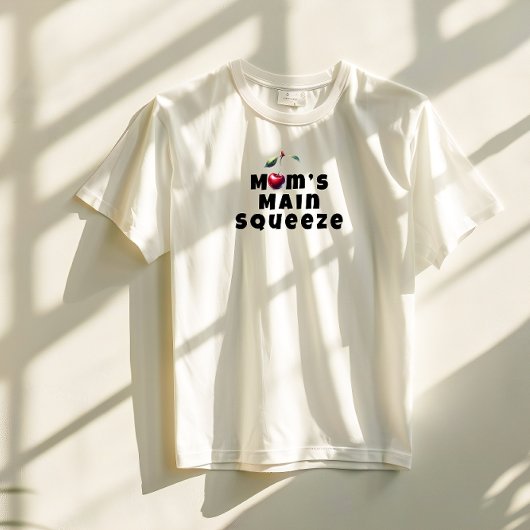 母おもしろいさくらんぼビーブスローガン母の日 Tシャツ