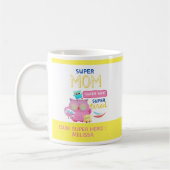 母おもしろいすごい母、妻すごい疲れた母の日 コーヒーマグカップ (左)