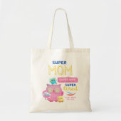 母おもしろいすごい母、妻すごい疲れた母の日 トートバッグ (正面)
