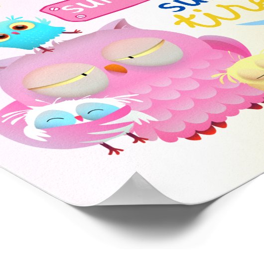 母おもしろいすごい母、妻すごい疲れた母の日 ポスター (角)